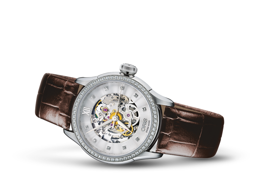 Artelier Skeleton Diamonds - 01 560 7604 4919-07 5 16 70FC | Oris